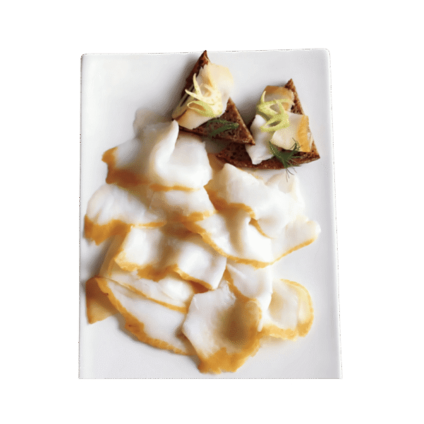 Halibut cold smoked